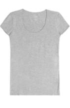 Majestic Short Sleeve Viscose T-shirt With Raw Neckline
