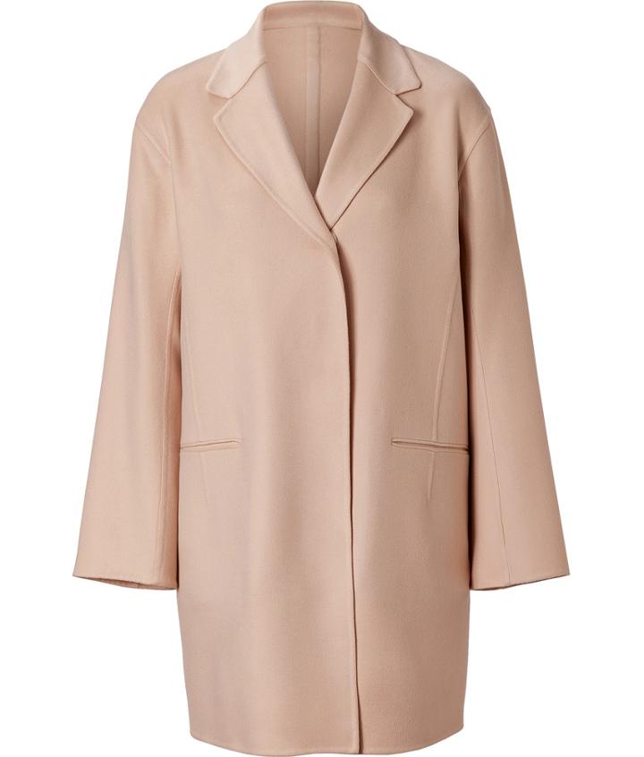 Jil Sander Nude Cashmere Coat