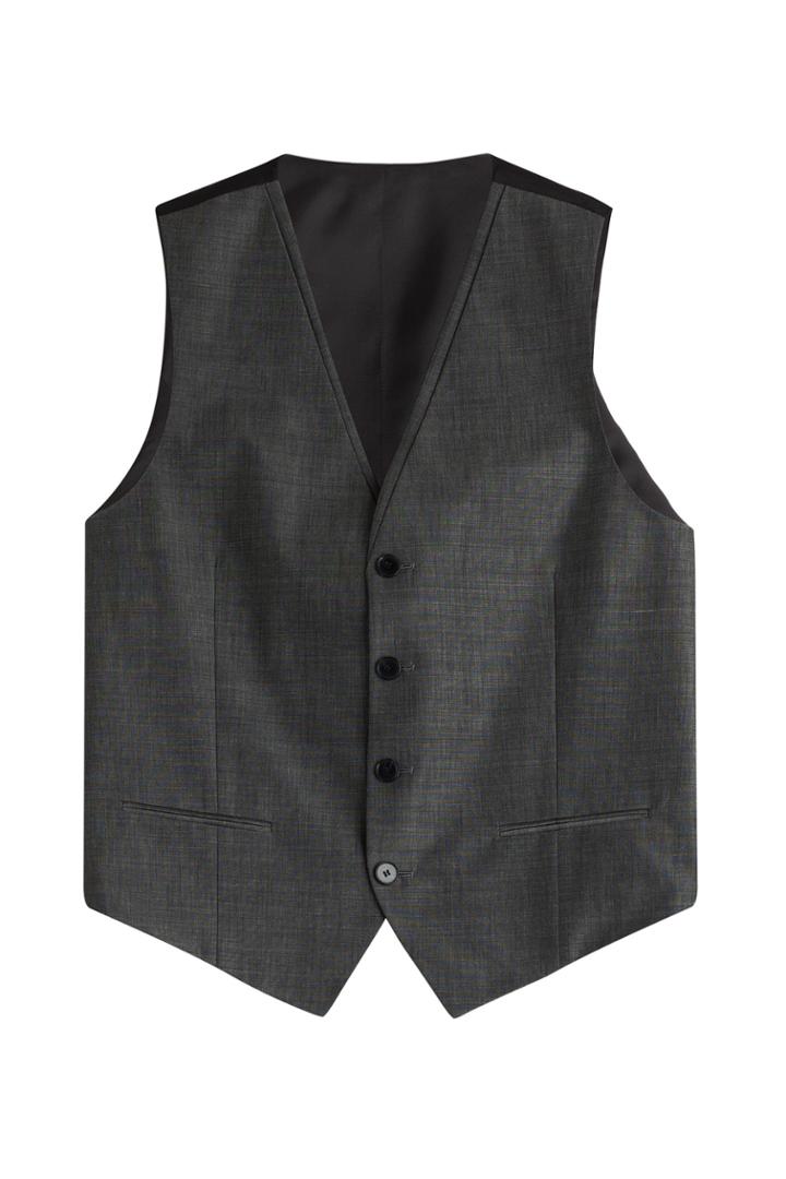 Hugo Hugo Cotton-mohair Vest - Grey