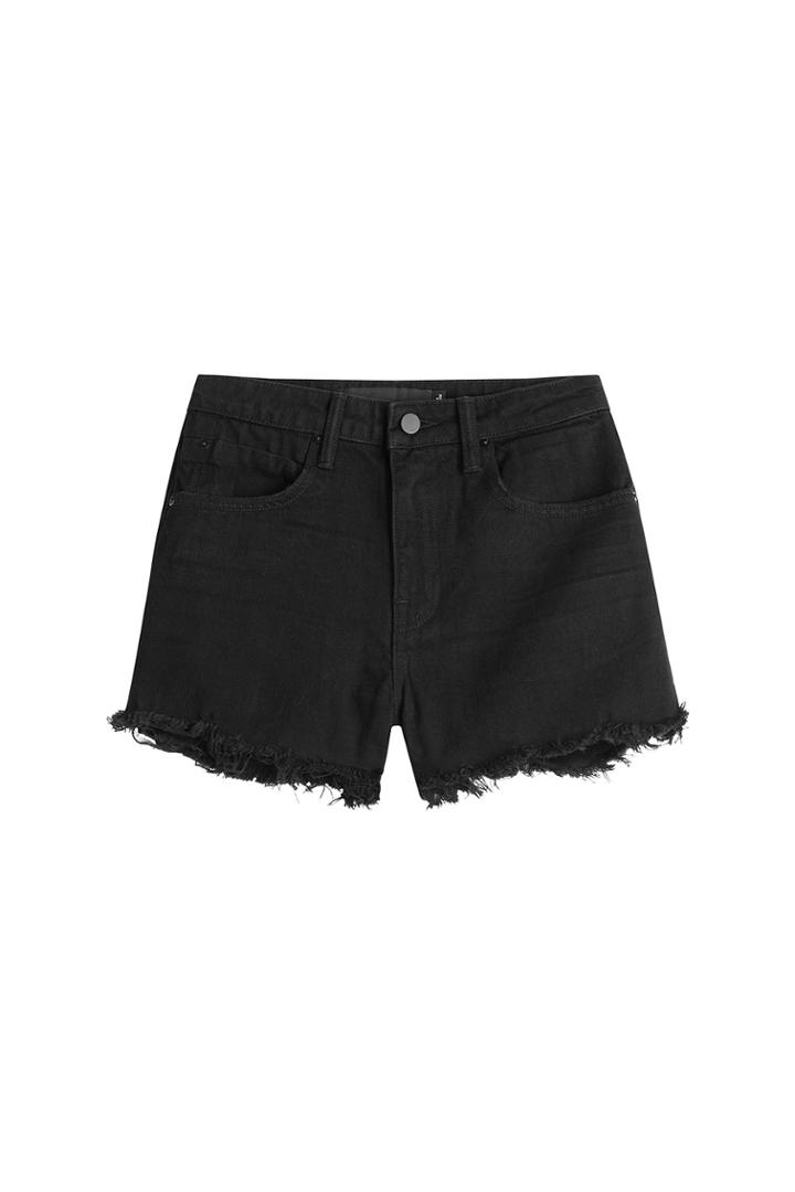 Denim X Alexander Wang Denim X Alexander Wang Cut-off Denim Shorts - Black