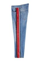 Victoria, Victoria Beckham Victoria, Victoria Beckham Jeans With Ribbons - Blue