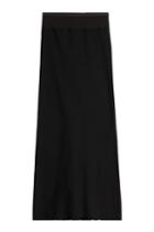 Rick Owens Rick Owens Maxi Skirt With Virgin Wool - Black