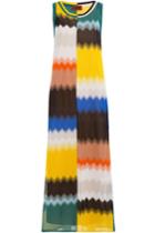 Missoni Missoni Chevron Panel Knit Dress
