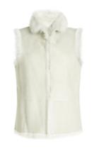 Closed Closed Suede Vest With Shearling Lining