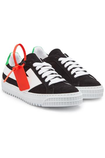 Off-white Off-white Arrow Suede Sneakers