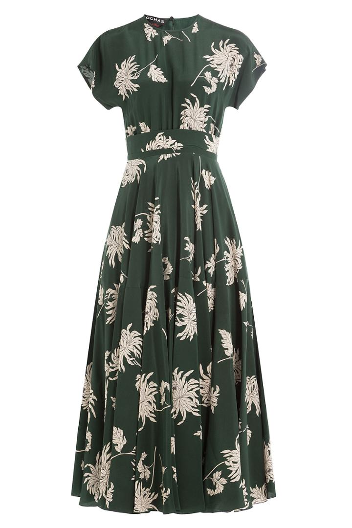 Rochas Rochas Printed Silk Dress - Florals
