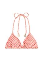 Luli Fama Luli Fama Starfish Wishes Triangle Bikini Top - Red