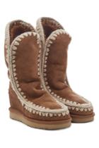Mou Mou Eskimo Inner Wedge Suede Boots