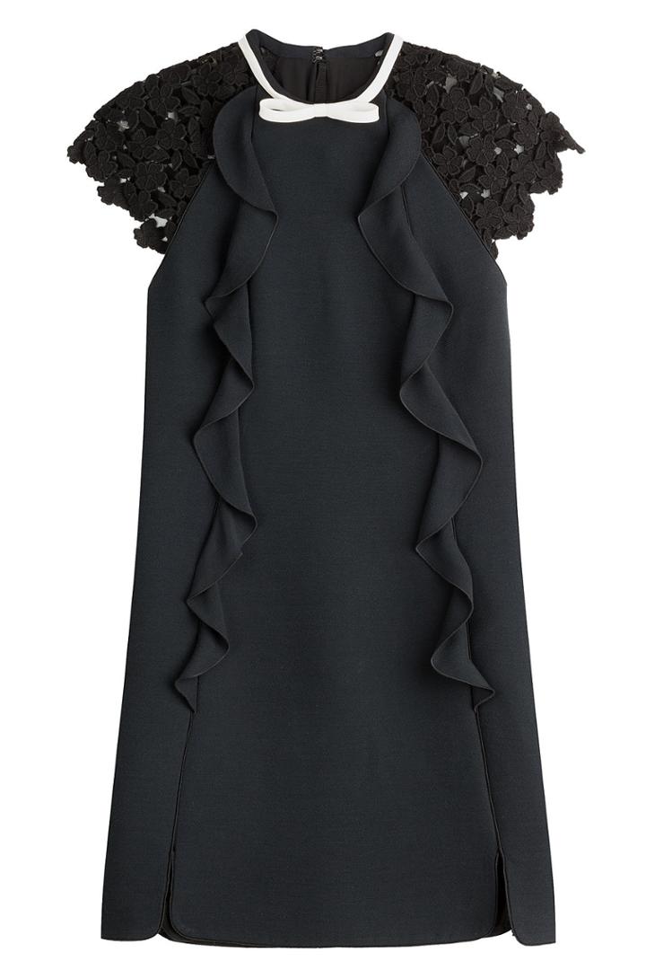 Giambattista Valli Giambattista Valli Dress With Ruffles And Lace Sleeves