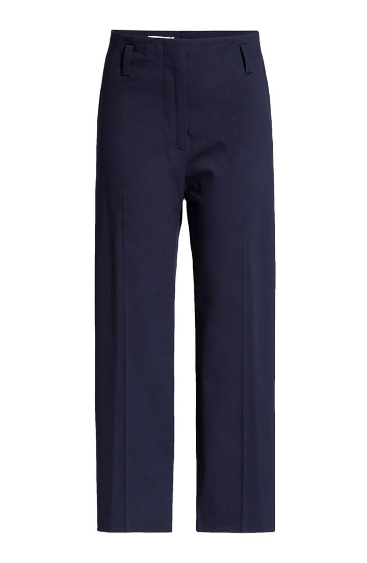 Jil Sander Cropped Cotton Trousers