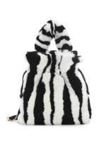Les Petits Joueurs Les Petits Joueurs Big Trilly Pouch With Rabbit Fur