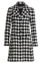Boutique Moschino Boutique Moschino Dogstooth Wool Coat - Multicolor