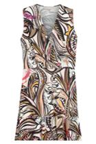 Emilio Pucci Emilio Pucci Printed Dress With Silk - Beige