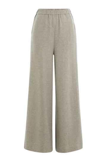Marina Hoermanseder Marina Hoermanseder Wool Wide Leg Pants - Grey