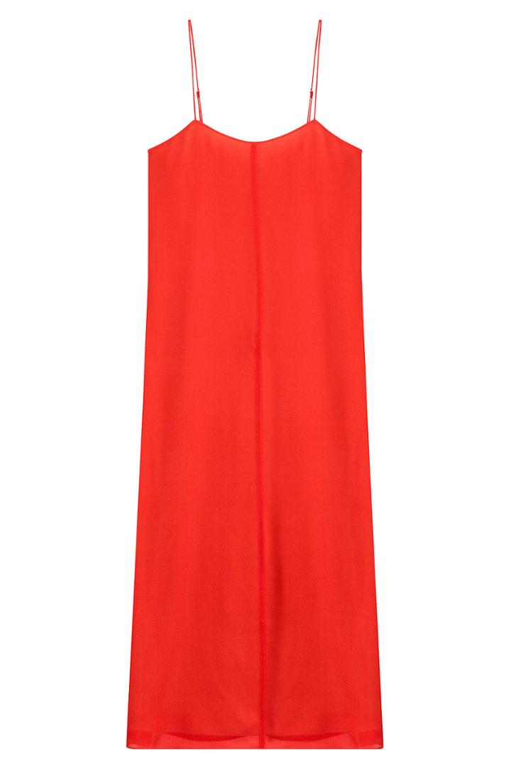 T By Alexander Wang T By Alexander Wang Silk Dress - Red