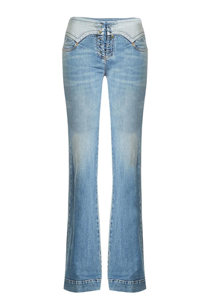 Roberto Cavalli Roberto Cavalli Lace-up Flare Jeans