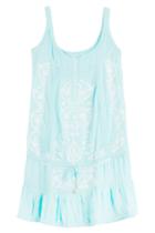 Melissa Odabash Melissa Odabash Embroidered Jersey Tank Dress