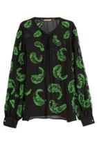 Roberto Cavalli Roberto Cavalli Embroidered Silk Tunic