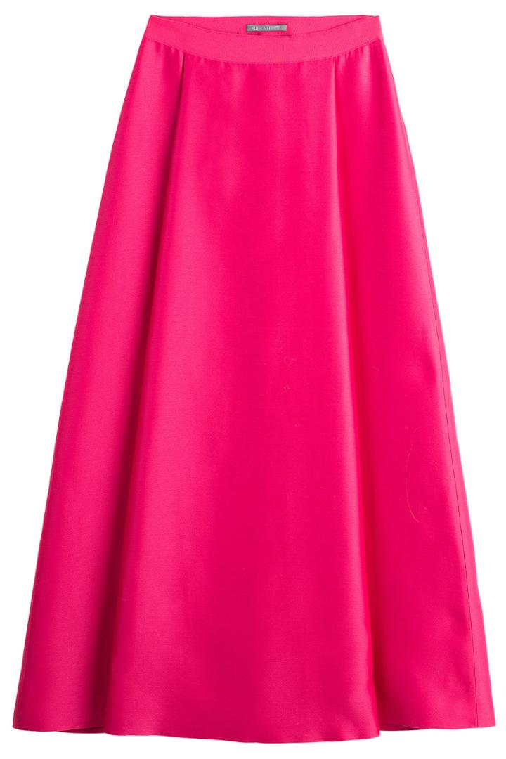 Alberta Ferretti Alberta Ferretti Silk-blend Maxi-skirt