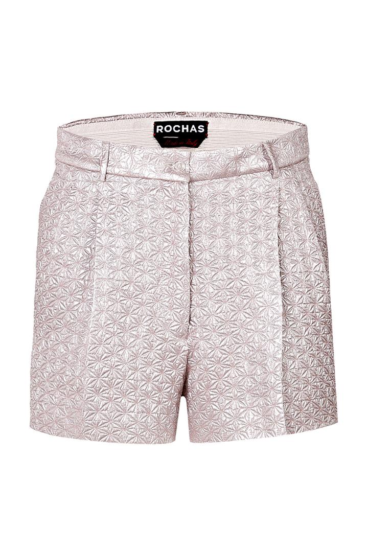 Rochas Rochas Silk Blend Textured Shorts