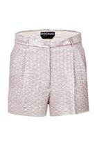 Rochas Rochas Silk Blend Textured Shorts