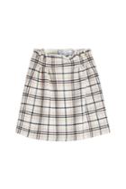 Carven Carven Plaid Skirt With Wool
