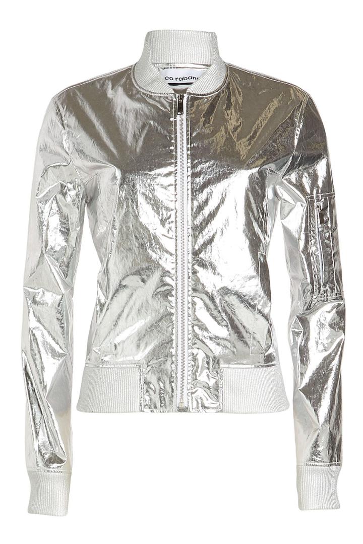 Paco Rabanne Paco Rabanne Metallic Jacket With Cotton