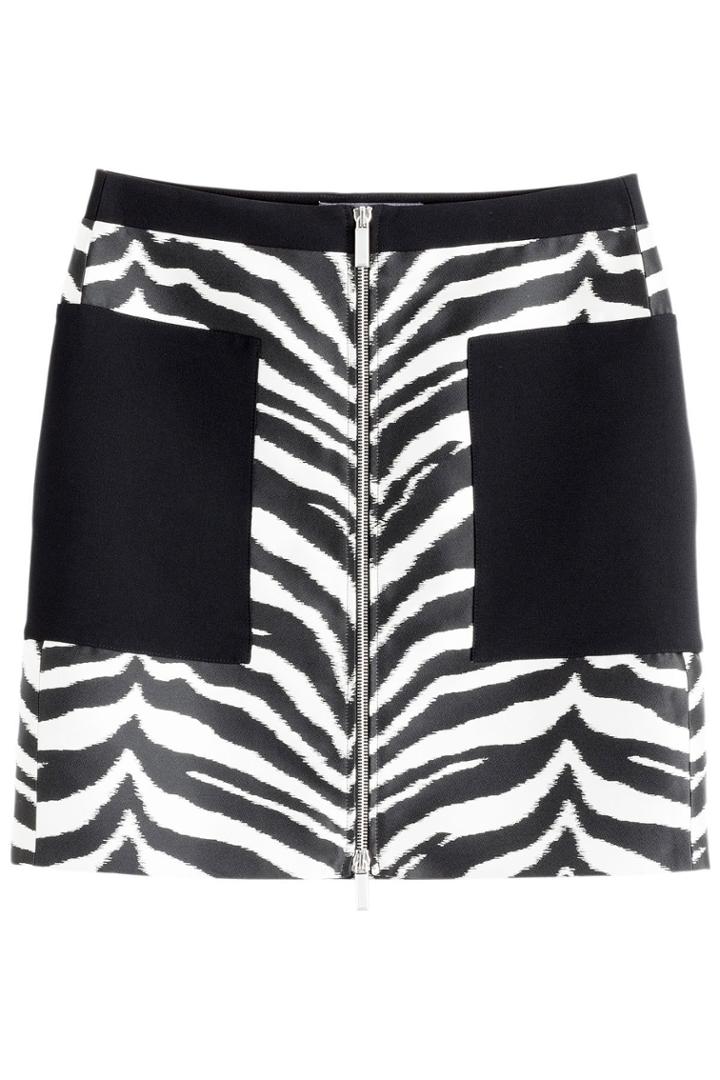 Emanuel Ungaro Emanuel Ungaro Zebra Print Mini Skirt