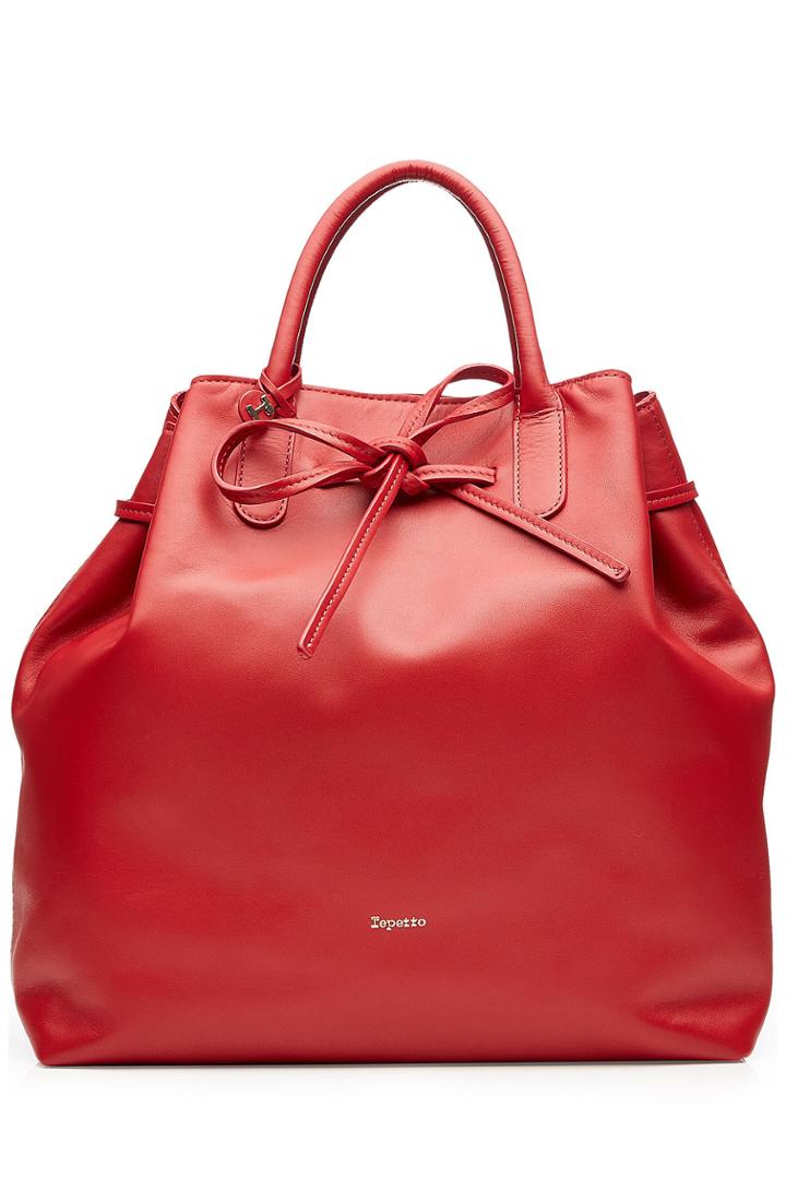 Repetto Repetto Arabesque Large Leather Tote - Red