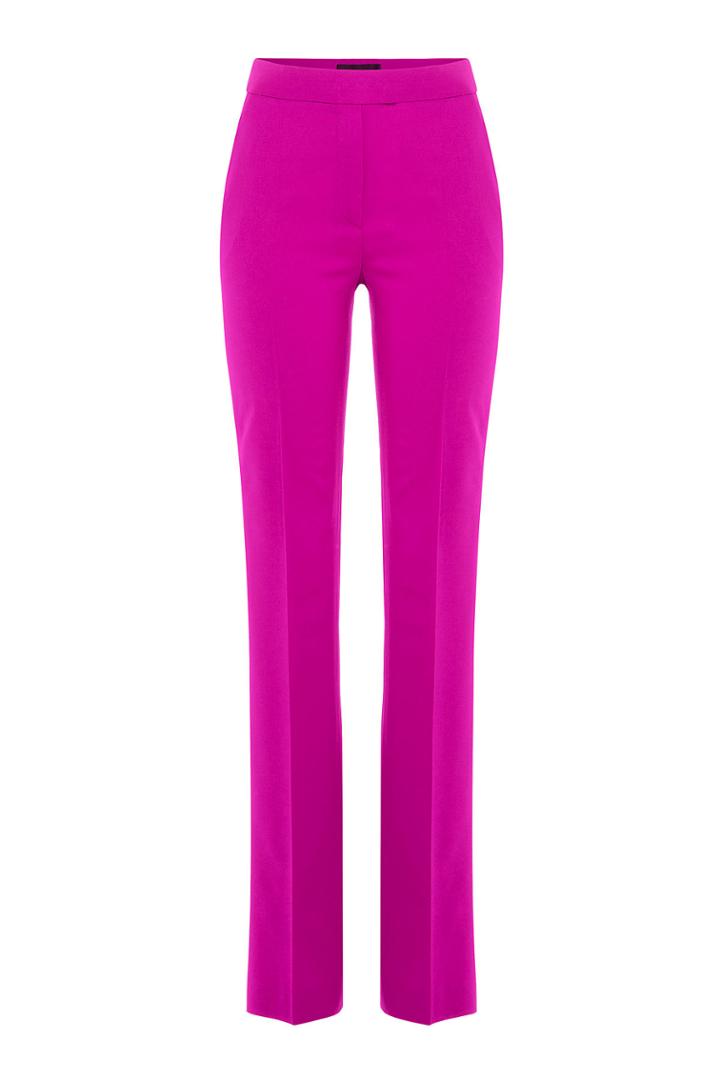 Boutique Moschino Boutique Moschino Virgin Wool Wide-leg Pants - Pink