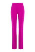 Boutique Moschino Boutique Moschino Virgin Wool Wide-leg Pants - Pink