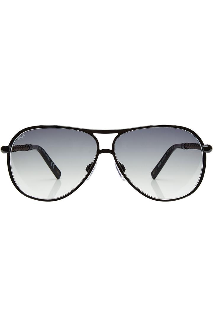 Tod's Tod's To08 Aviator Sunglasses - Black