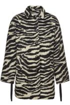 Iro Iro Bera Printed Coat With Mohair And Wool