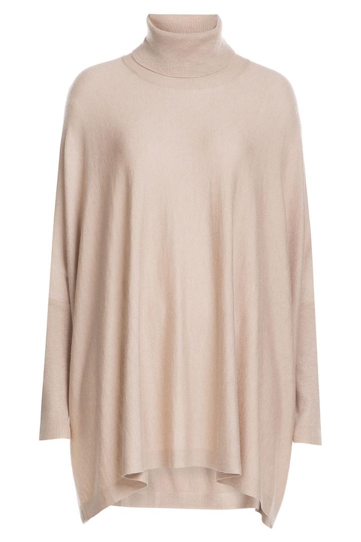 Steffen Schraut Steffen Schraut Turtleneck Poncho Pullover With Cashmere