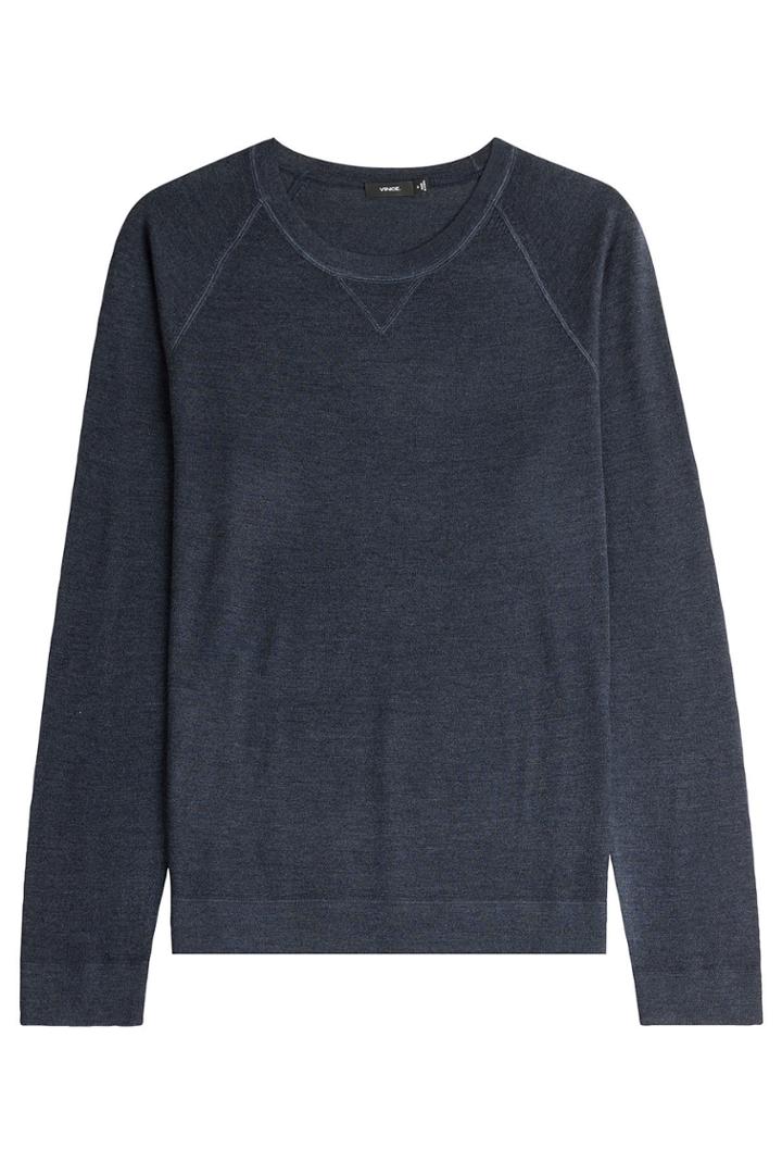 Vince Vince Long Sleeved Wool-silk Top - None