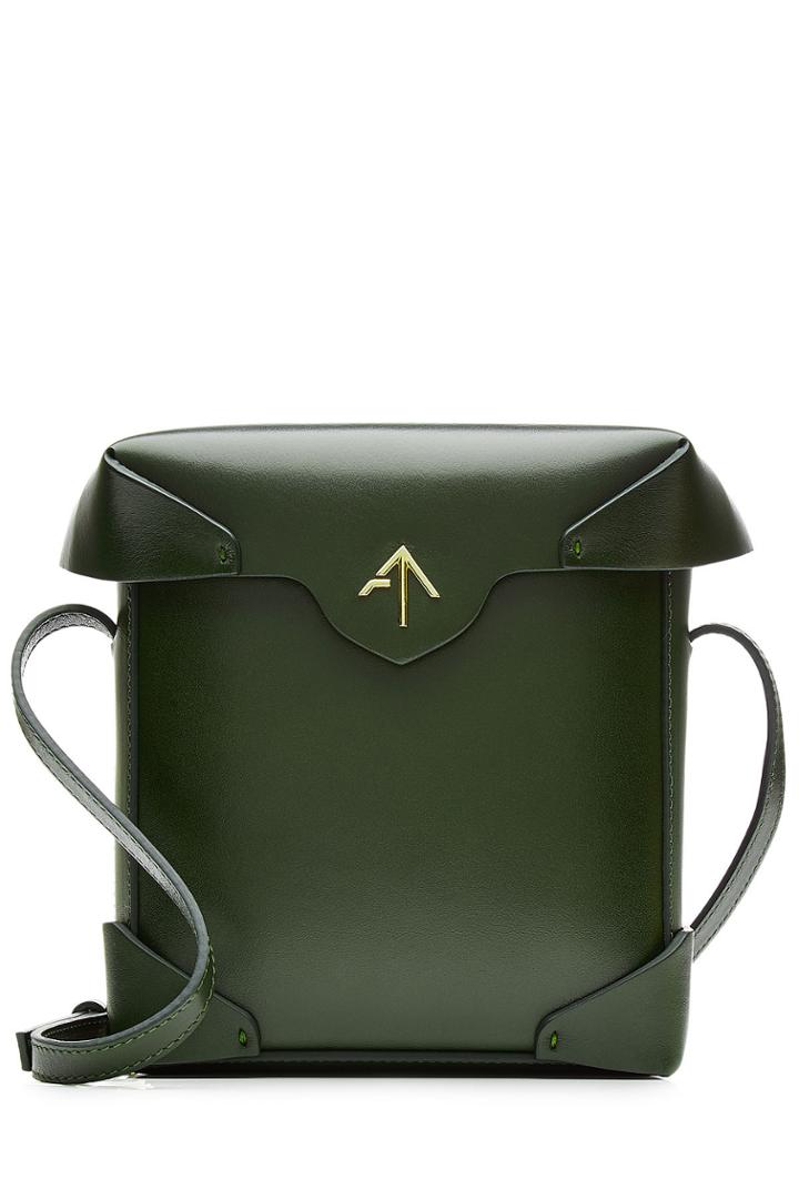 Manu Atelier Manu Atelier Mini Pristine Leather Shoulder Bag - Green
