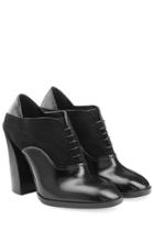 Jil Sander Jil Sander Leather Ankle Boots With Suede - Black