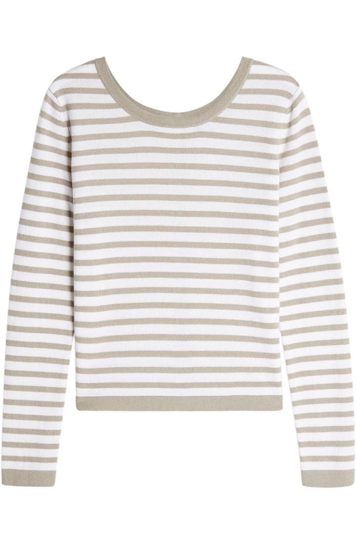 Iris Von Arnim Iris Von Arnim Striped Cashmere Pullover