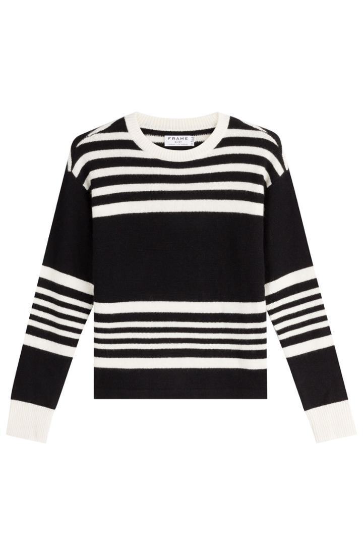 Frame Denim Frame Denim Striped Cashmere Pullover - Stripes
