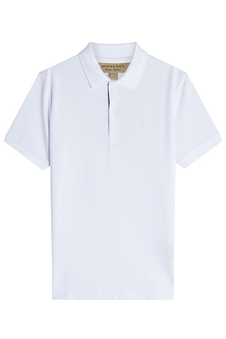 Burberry London Burberry London Cotton Polo Shirt - White