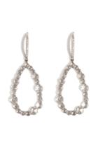 Susan Foster Susan Foster 14k White Gold Chandelier Earrings With Diamonds - Silver