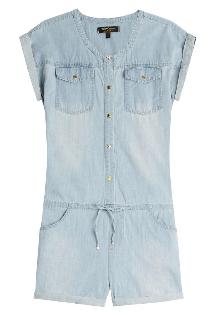 Juicy Couture Juicy Couture Denim Jumpsuit - Blue