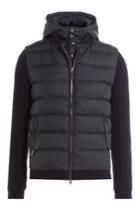 Woolrich Woolrich Puffer Coat With Contrast Sleeves - Blue