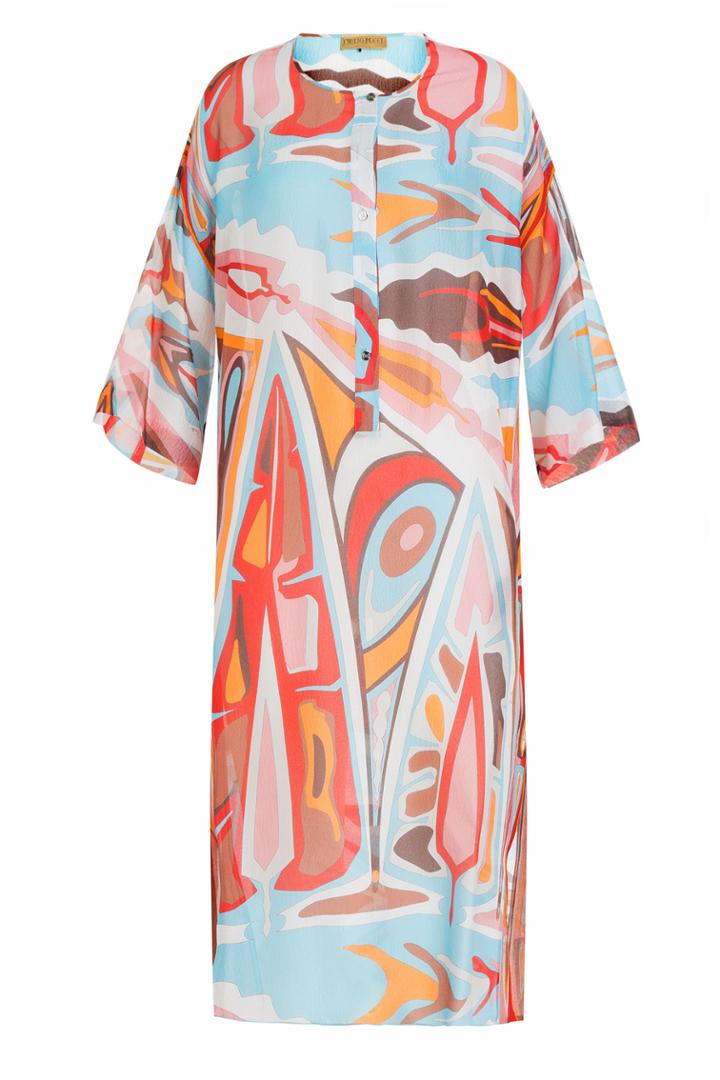 Emilio Pucci Emilio Pucci Printed Silk Caftan - Multicolor