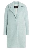 Tara Jarmon Tara Jarmon Coat With Virgin Wool And Mohair - Turquoise