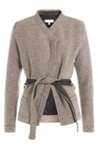 Iro Iro Belted Tweed Jacket - Grey