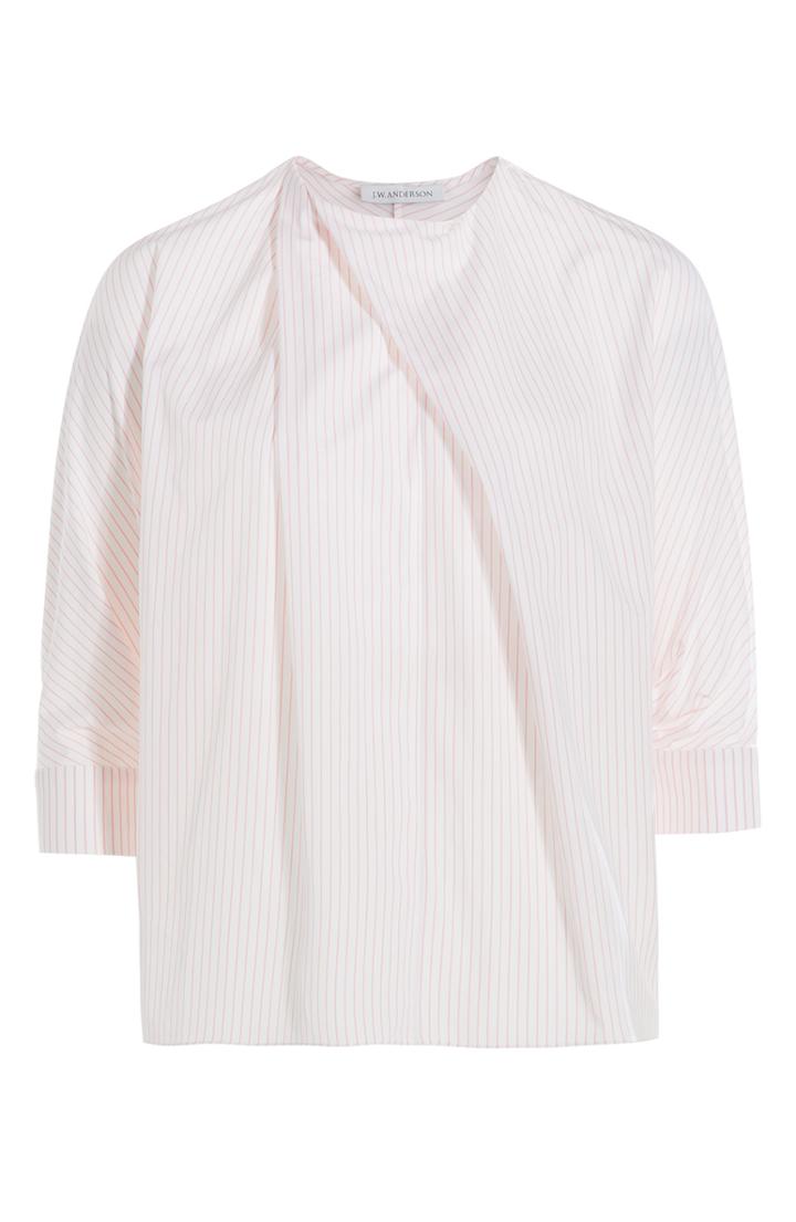 J.w. Anderson Fine Stripe Cotton Blouse