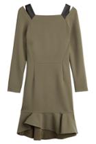 Emilio Pucci Emilio Pucci Silk Dress With Leather Details