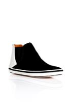Marc Jacobs Marc Jacobs Leather Two-tone High-top Slip-ons - Black