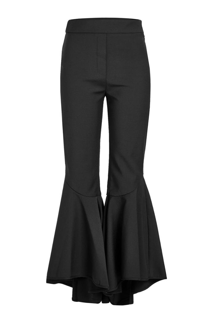 Ellery Ellery Sinuous Cropped Full Flare Pants